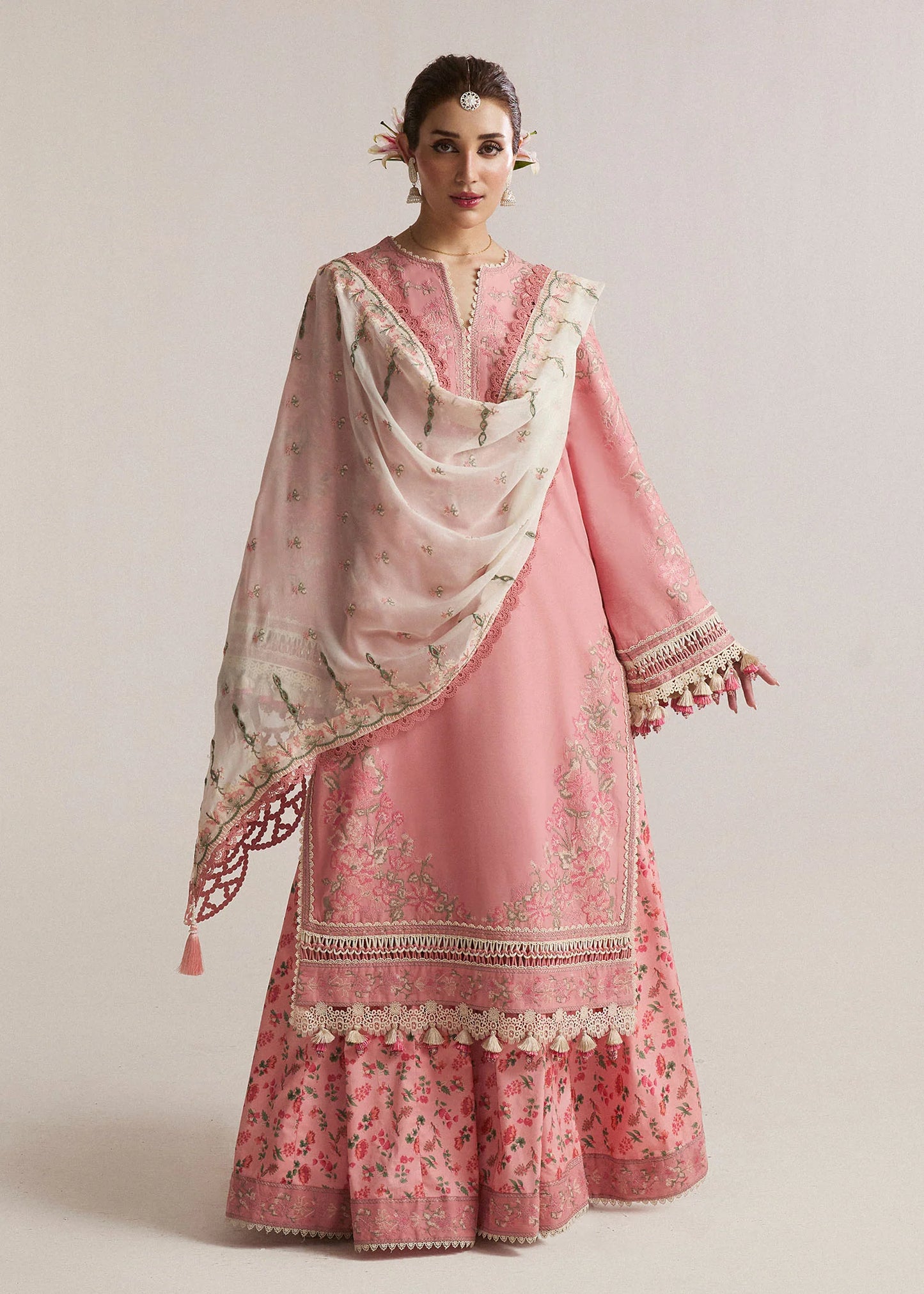 Hussain Rehar Stitched / Unstitched Pakistani Lawn - Bella