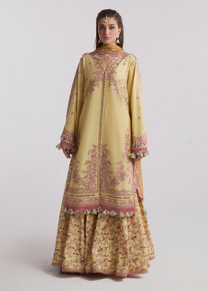 Hussain Rehar Stitched / Unstitched Pakistani Lawn - Limone