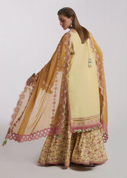 Hussain Rehar Stitched / Unstitched Pakistani Lawn - Limone