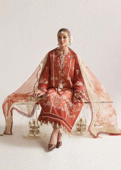 Hussain Rehar Stitched / Unstitched Pakistani Lawn - Sienna