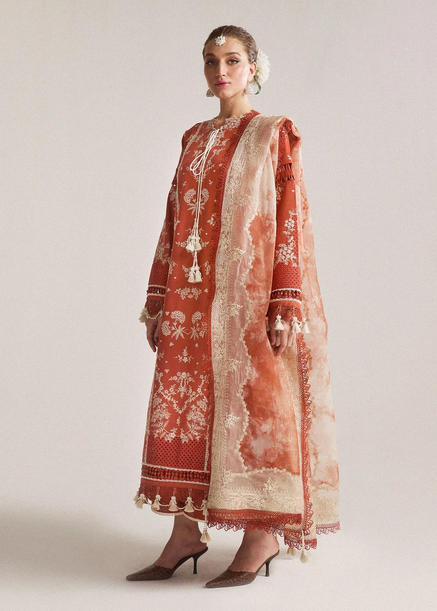 Hussain Rehar Stitched / Unstitched Pakistani Lawn - Sienna