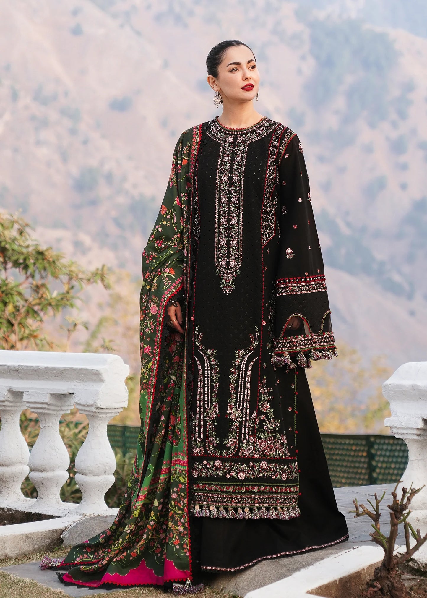 Hussain Rehar Winter Shawl 2024-Zobia