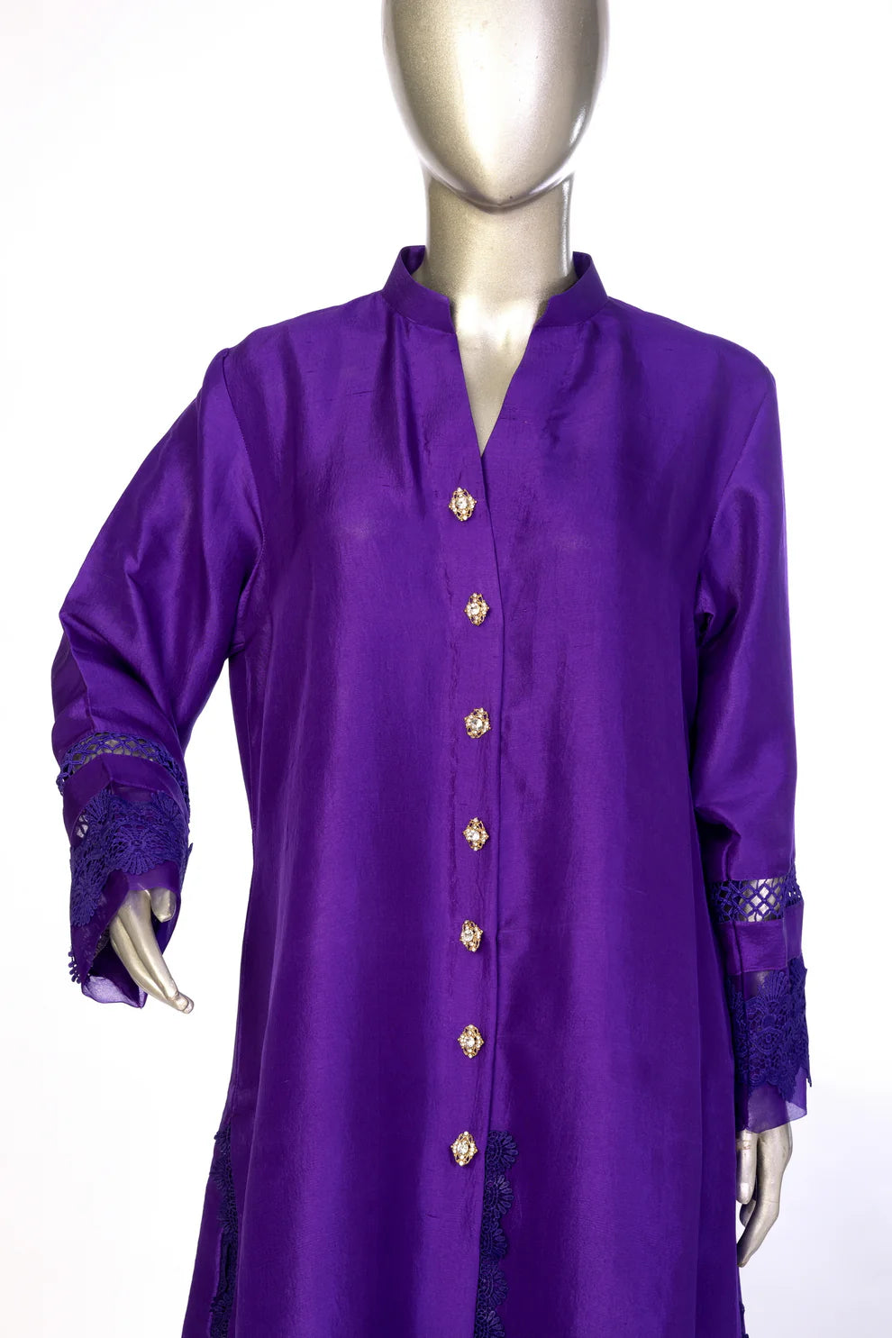 Imperial Purple- Luxury Pakistani Silk Suit for Women