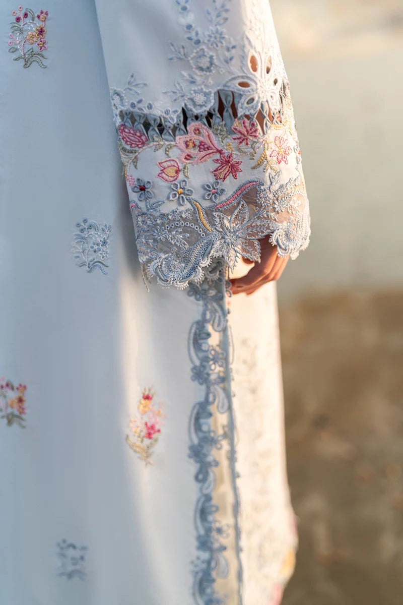 Isabella- Pakistani Designer Lawn Outfit By- Qalamkar