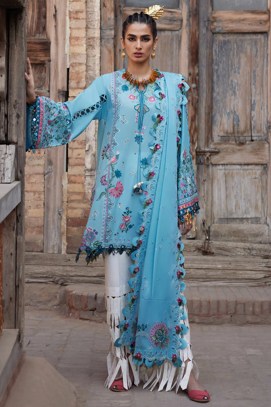 Isla Bleu 11-A- A Tropical Rhapsody Lawn Outfit By- Elan