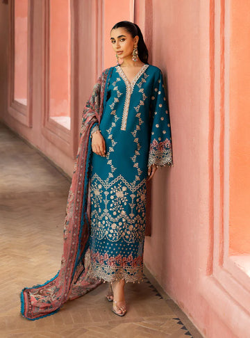 Izrah- 2A Chikankari Lawn Outfit '25 By- Zainab Chottani