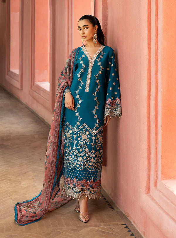 Izrah- 2A Chikankari Lawn Outfit '25 By- Zainab Chottani