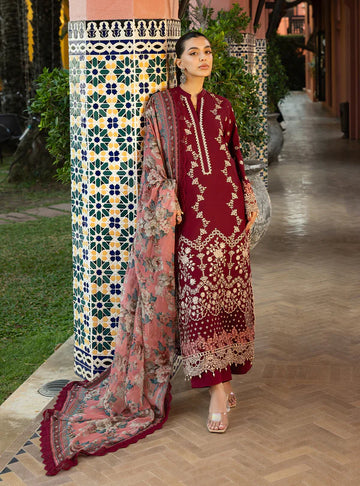 Izrah- 2B Chikankari Lawn Outfit '25 By- Zainab Chottani