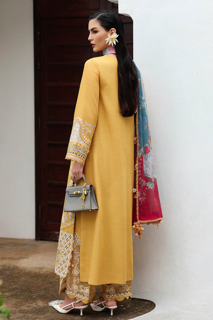 Qalamkar KL-06 Gleam stitched 3PC winter outfit online Pakistanimoda