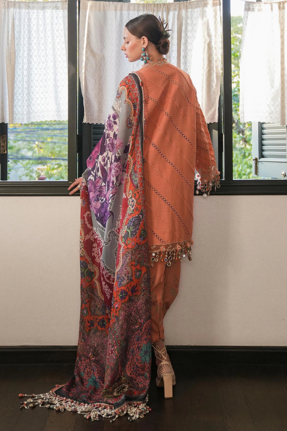 L251-007A-3CT- Multi Luxury Lawn Outfit By- Sana Safinaz