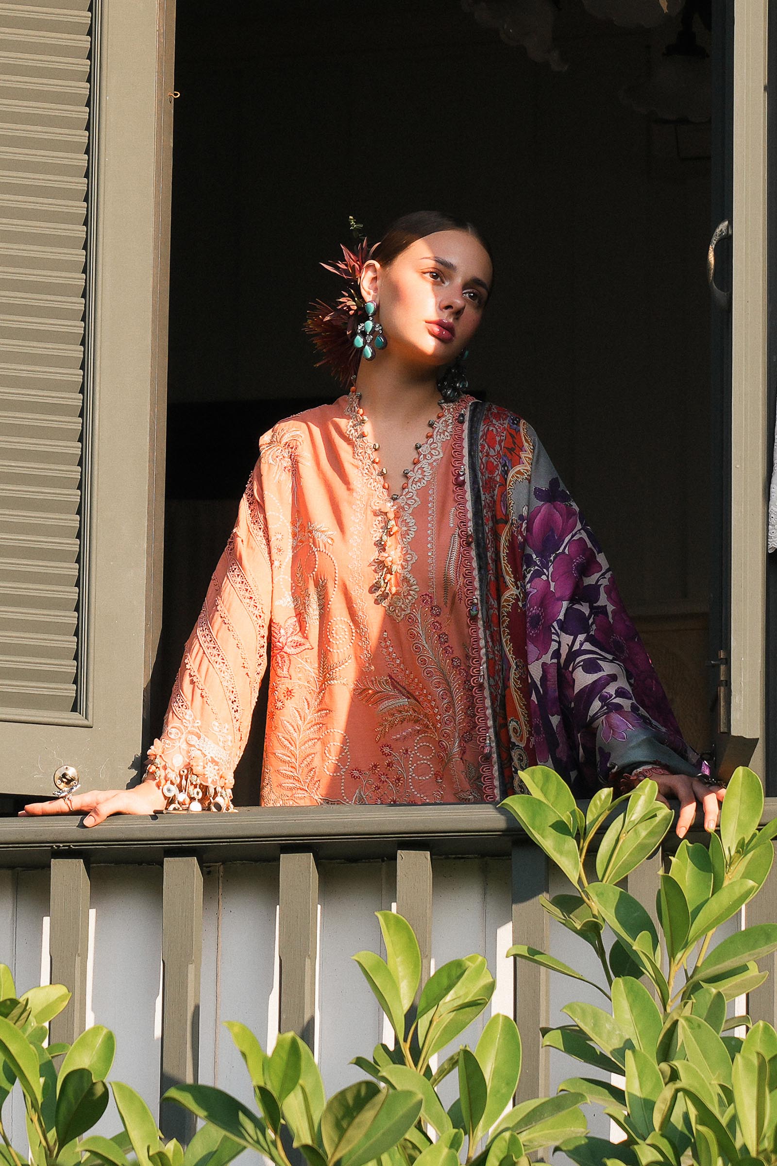 L251-007A-3CT- Multi Luxury Lawn Outfit By- Sana Safinaz