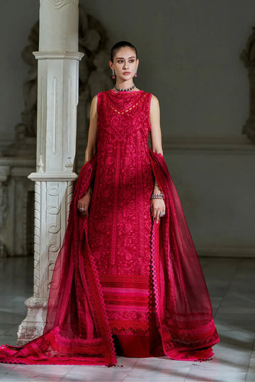 Sobia Nazir LEE26-9B crimson summer lawn stitched 3PC suit