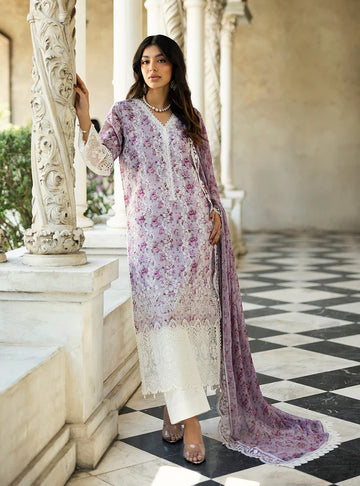 Lamia- 9B Chikankari Lawn Outfit '25 By- Zainab Chottani