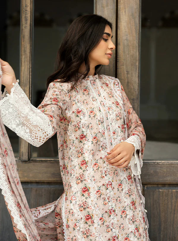 Lamia- 9A Chikankari Lawn Outfit '25 By- Zainab Chottani