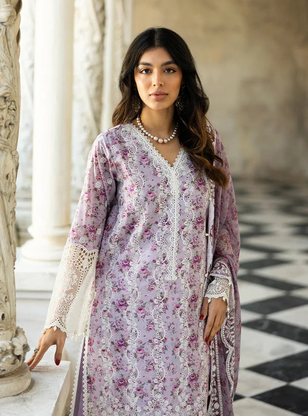 Lamia- 9B Chikankari Lawn Outfit '25 By- Zainab Chottani