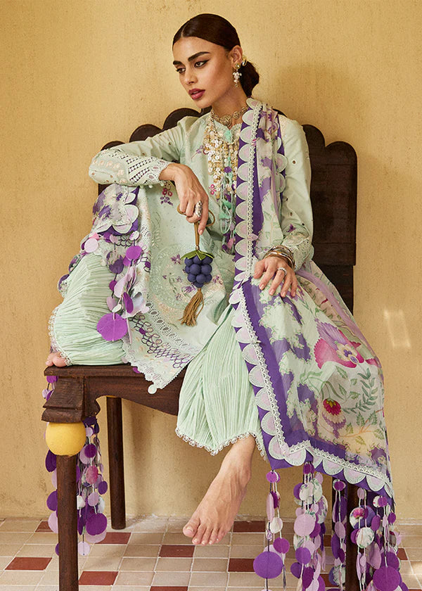Lara-Mint Green Eid Lawn Suit-Suffuse 2025 UK & USA