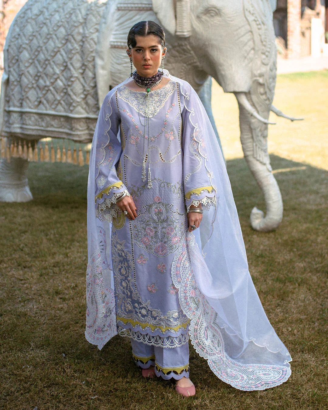 Lara- Sajna Lawn 25 Outfit By- Maya Ali