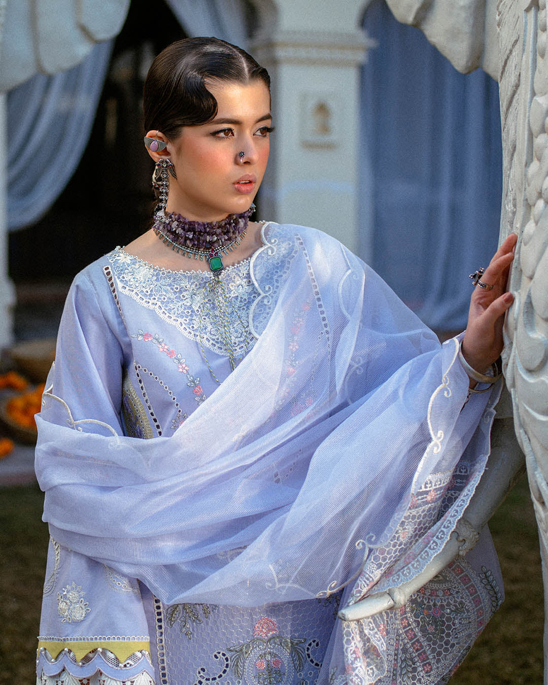 Lara- Sajna Lawn 25 Outfit By- Maya Ali