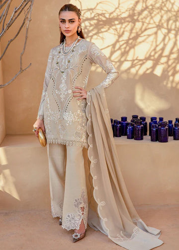 Latte Glow- Ivory Kurta Set for Women By- Saira Shakira