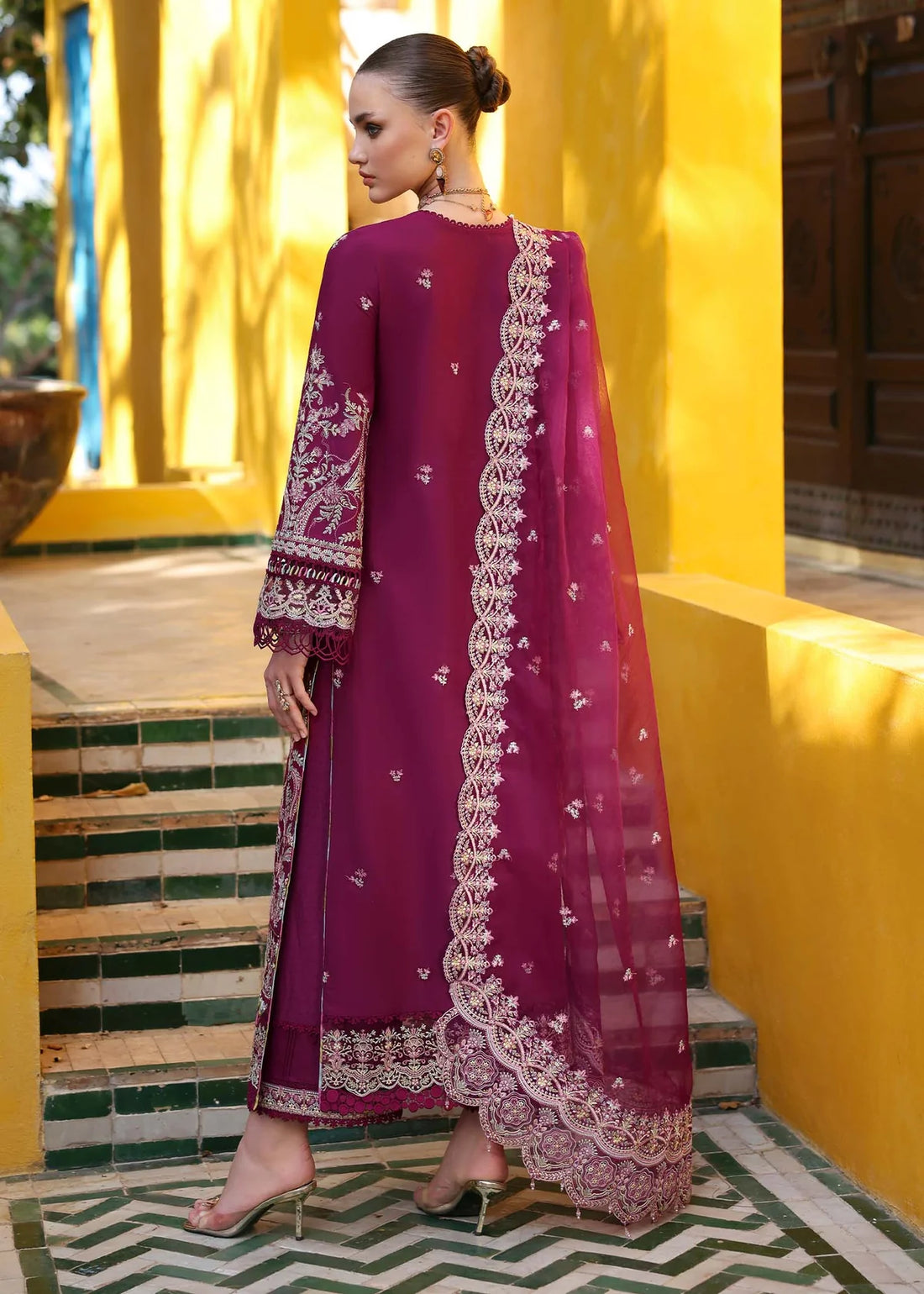 Lavena- Elysia Luxury Lawn’25 Ensemble By- Kanwal Malik