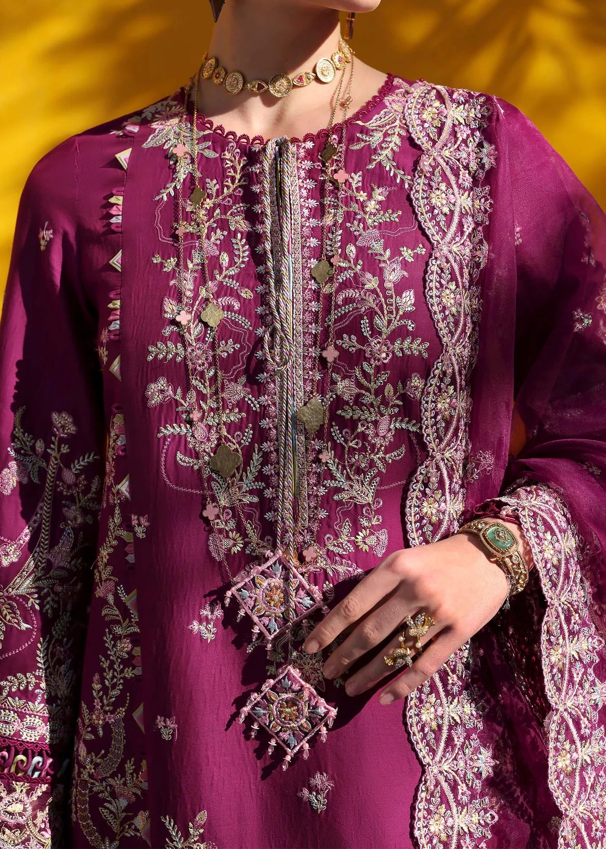 Lavena- Elysia Luxury Lawn’25 Ensemble By- Kanwal Malik