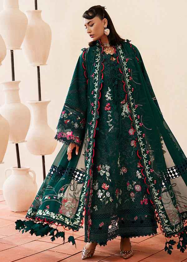 Lea-Teal Green Eid Lawn Suit-Suffuse 2025 UK & USA