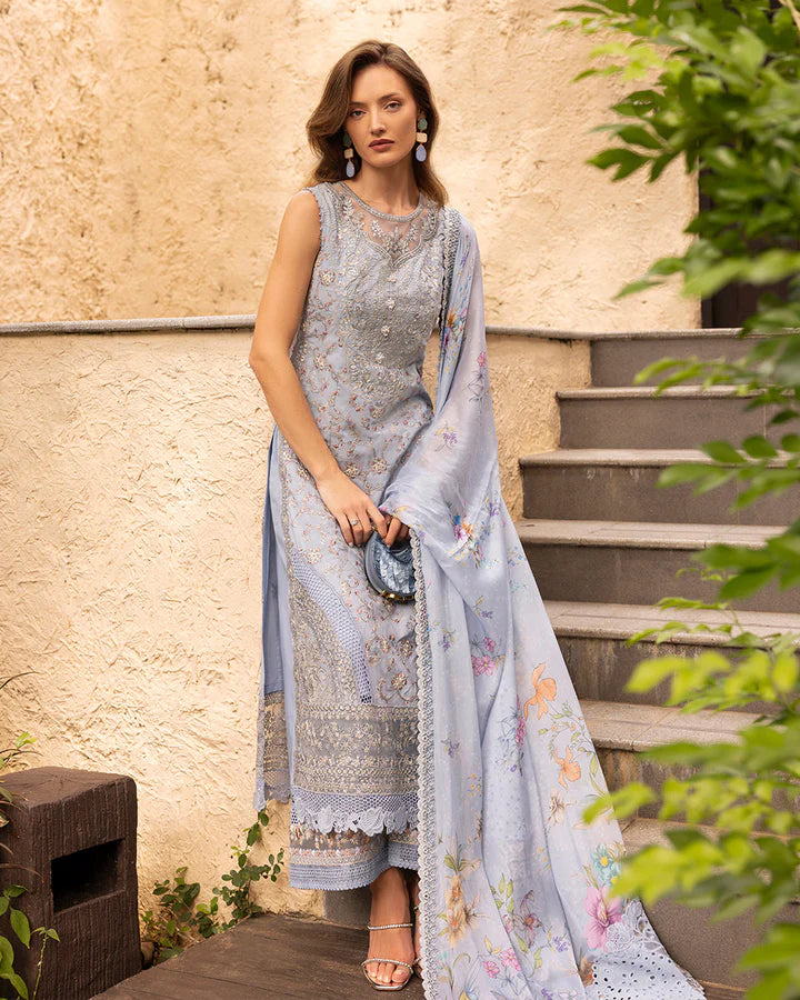Liana- Zinnia Luxury Lawn Ensemble'25 By- Faiza Saqlain