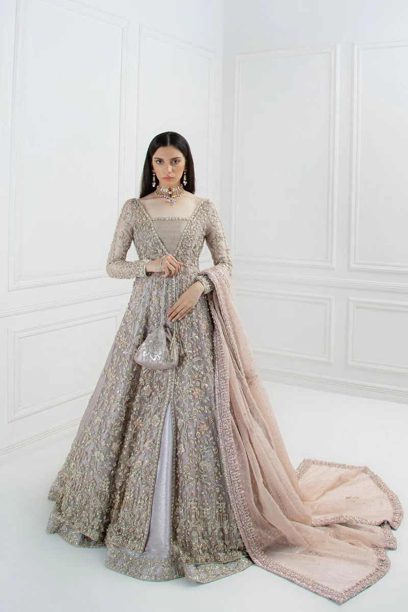 Lilac Serenity - Enchanting Bridal Lehenga