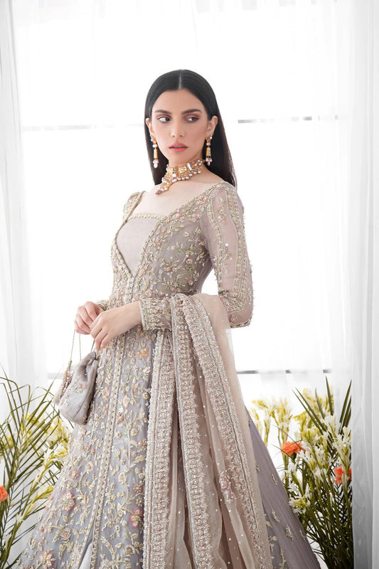 Lilac Serenity - Enchanting Bridal Lehenga By Zuria Dor