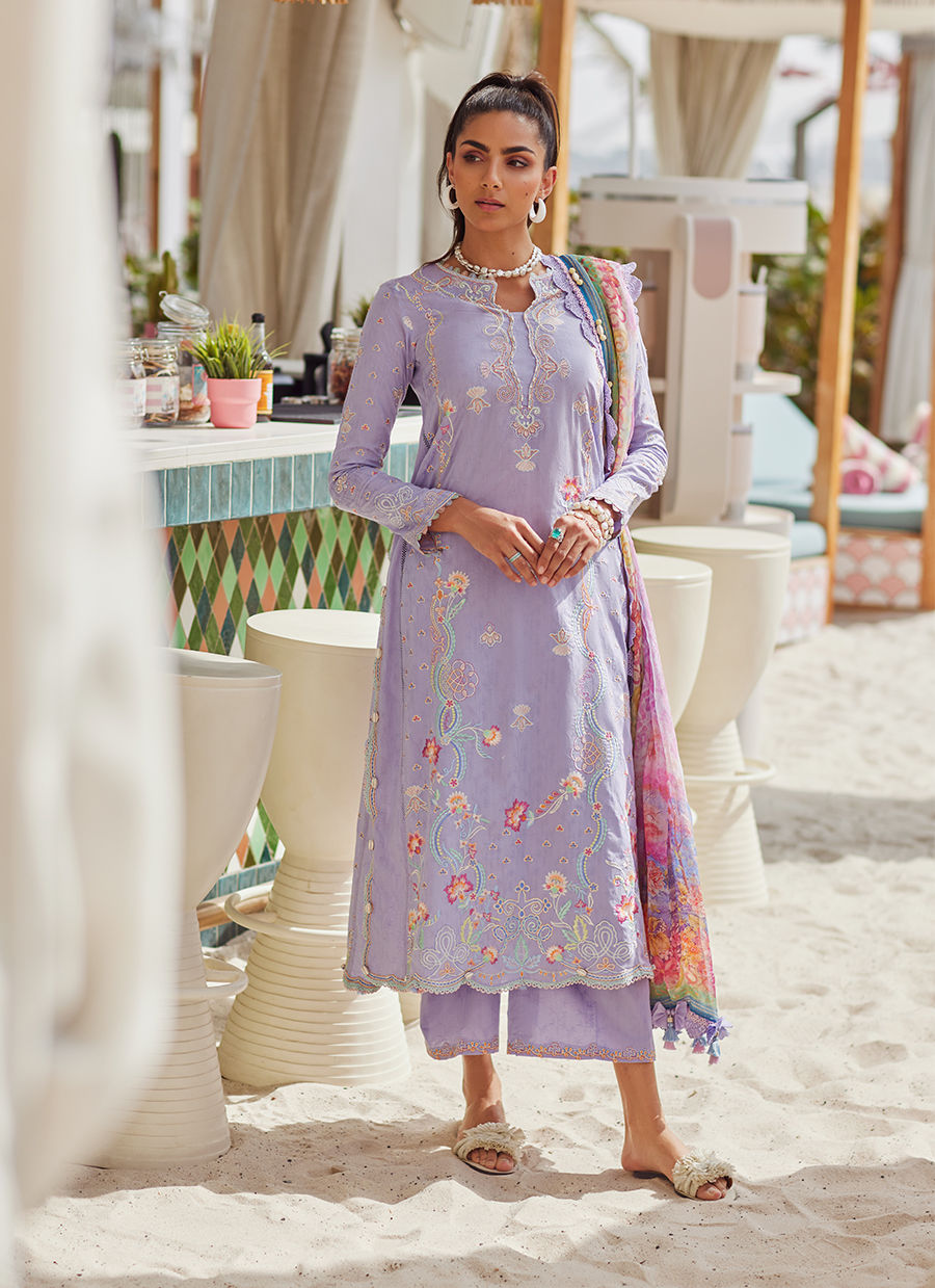 Liliana Lavender- W E S Luxury Ensemble '25 By- Farah Talib Aziz