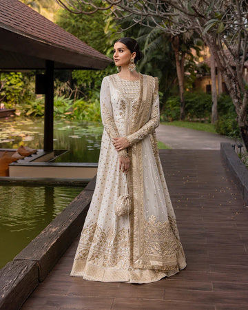 Lily- Zinnia Luxury Lawn Ensemble'25 By- Faiza Saqlain