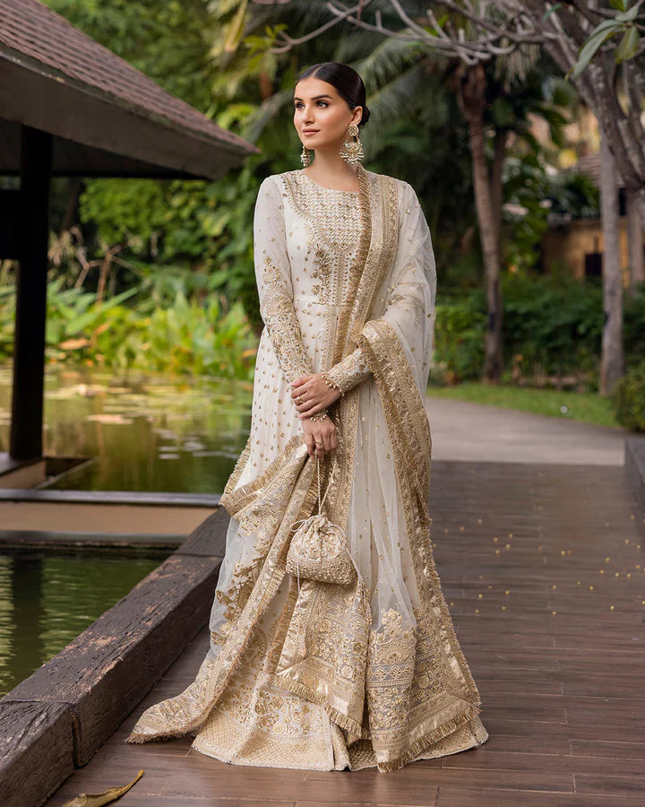 Lily- Zinnia Luxury Lawn Ensemble'25 By- Faiza Saqlain