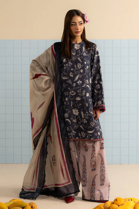 Lioré-7B Coco collection Pakistani pastel lawn dress for women