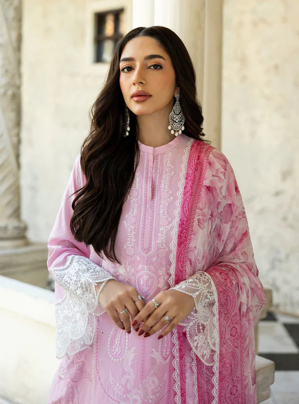 Liyah- 7A Chikankari Lawn Outfit '25 By- Zainab Chottani