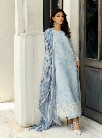 Liyah-7B Chikankari Lawn Outfit '25 By- Zainab Chottani