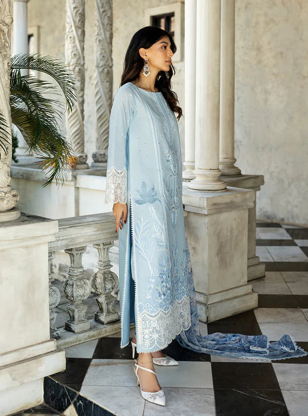 Liyah-7B Chikankari Lawn Outfit '25 By- Zainab Chottani