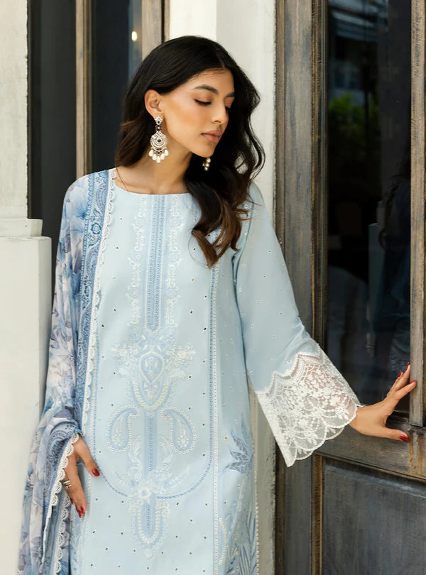 Liyah-7B Chikankari Lawn Outfit '25 By- Zainab Chottani