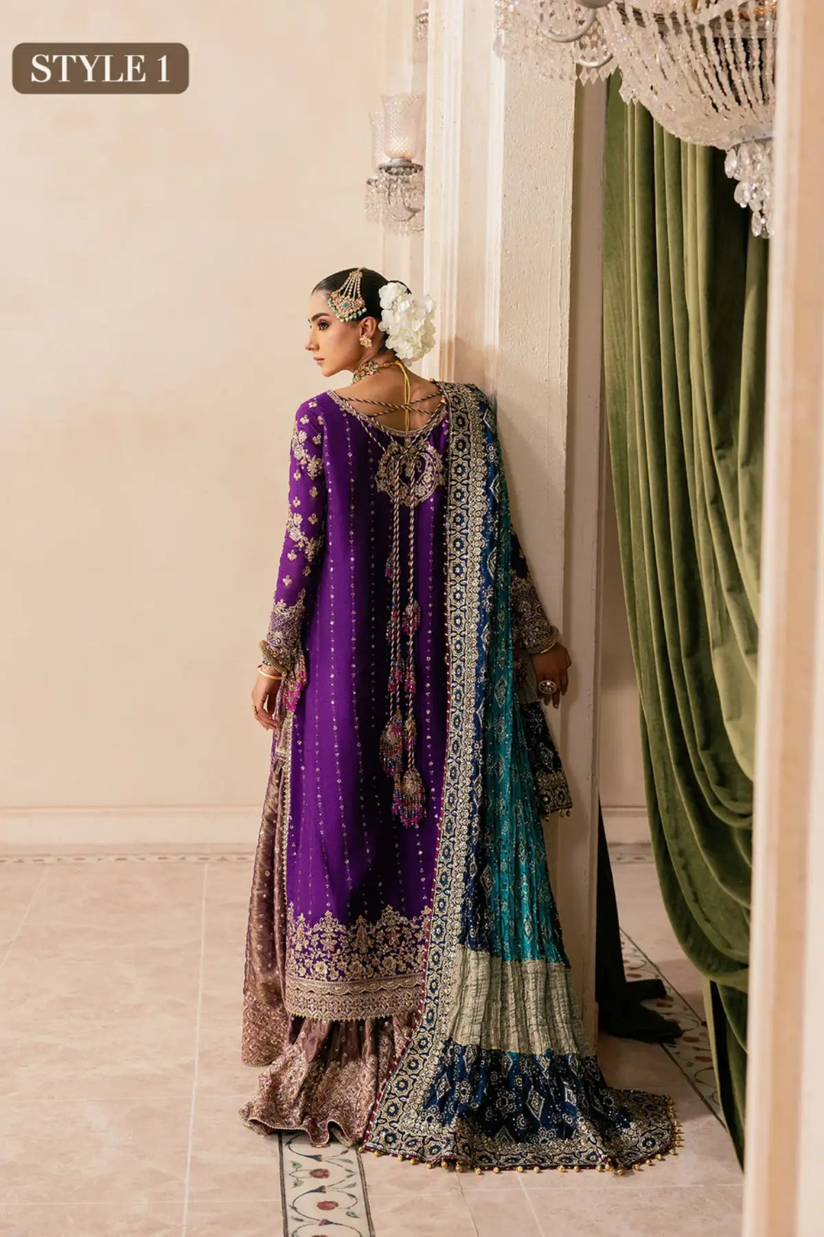 Purple AIK Look 01 wedding dress WEDDING FESTIVE ’26 VOL. 1 Pakistanimoda