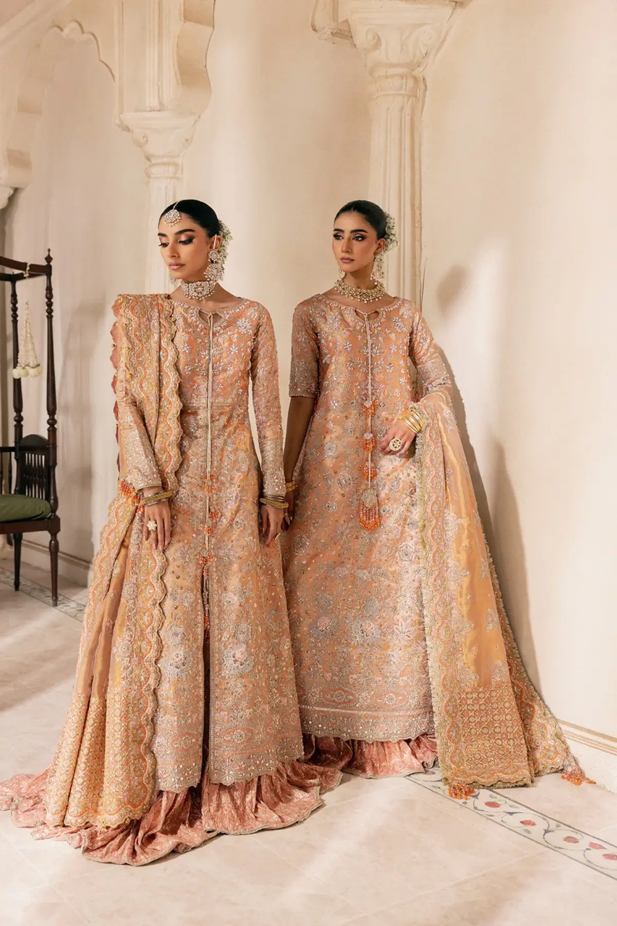 Light pink AIK Look 02 wedding dress WEDDING FESTIVE ’26 VOL. 1 Pakistanimoda
