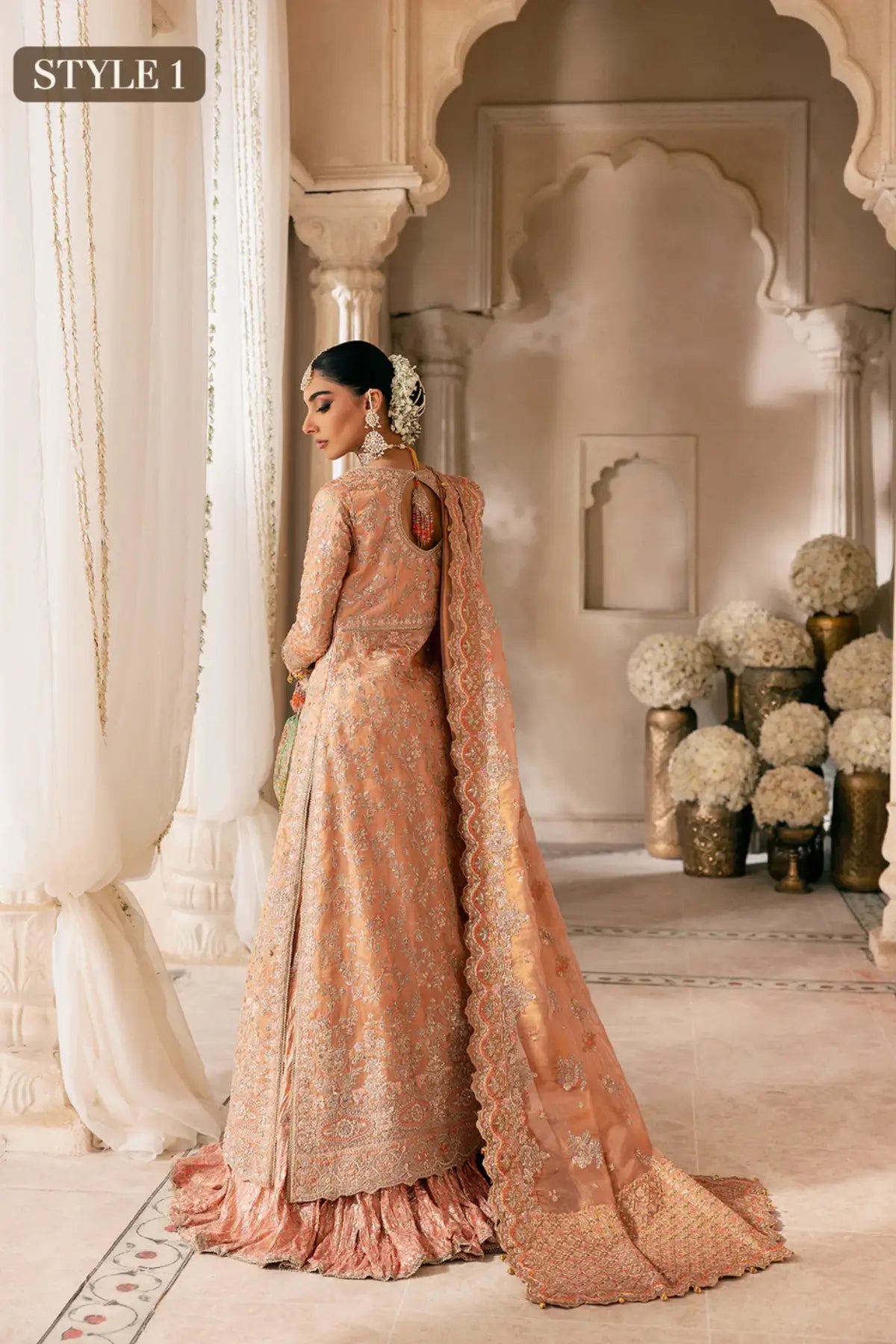 Light pink AIK Look 02 wedding dress WEDDING FESTIVE ’26 VOL. 1 Pakistanimoda
