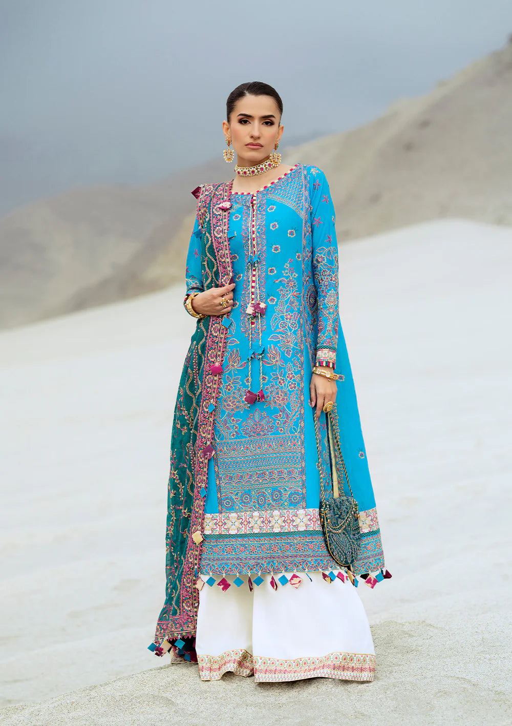 Look 05- Sky Blue Lawn Ensemble '25 Vol.1 By- Aik