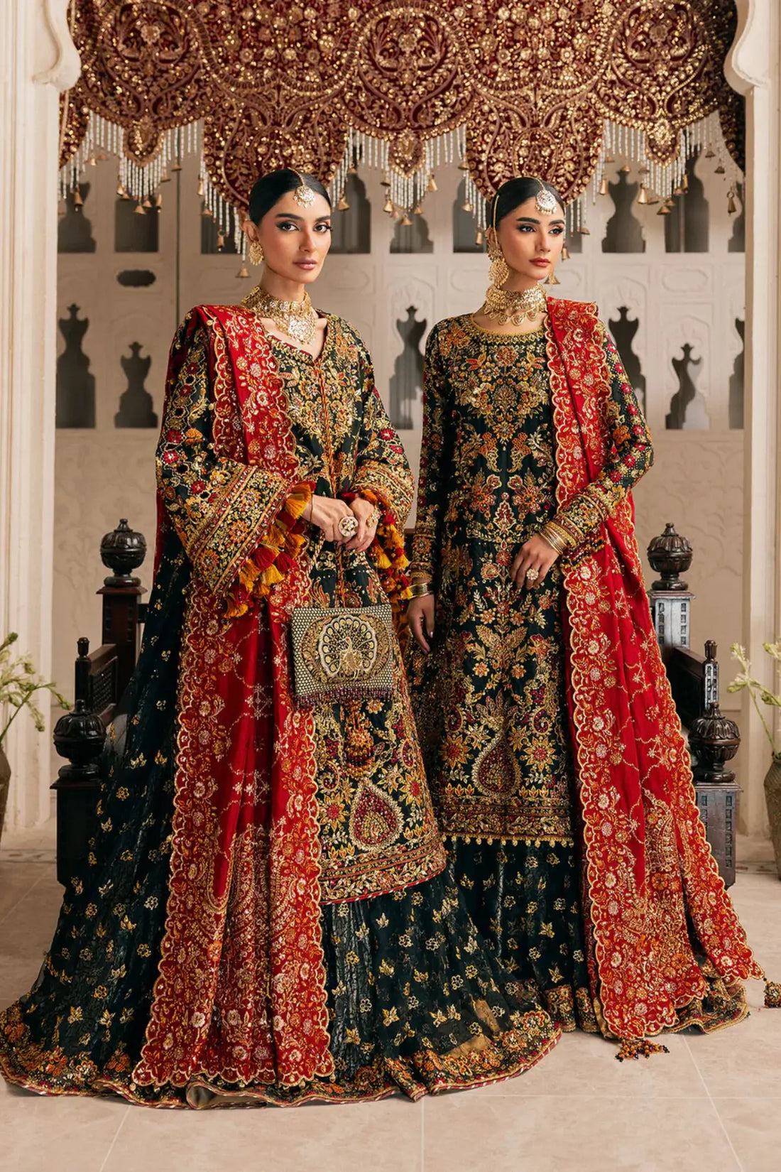 AIK Look 06 black silk dress from WEDDING FESTIVE ’26 VOL. 1 by Pakistanimoda