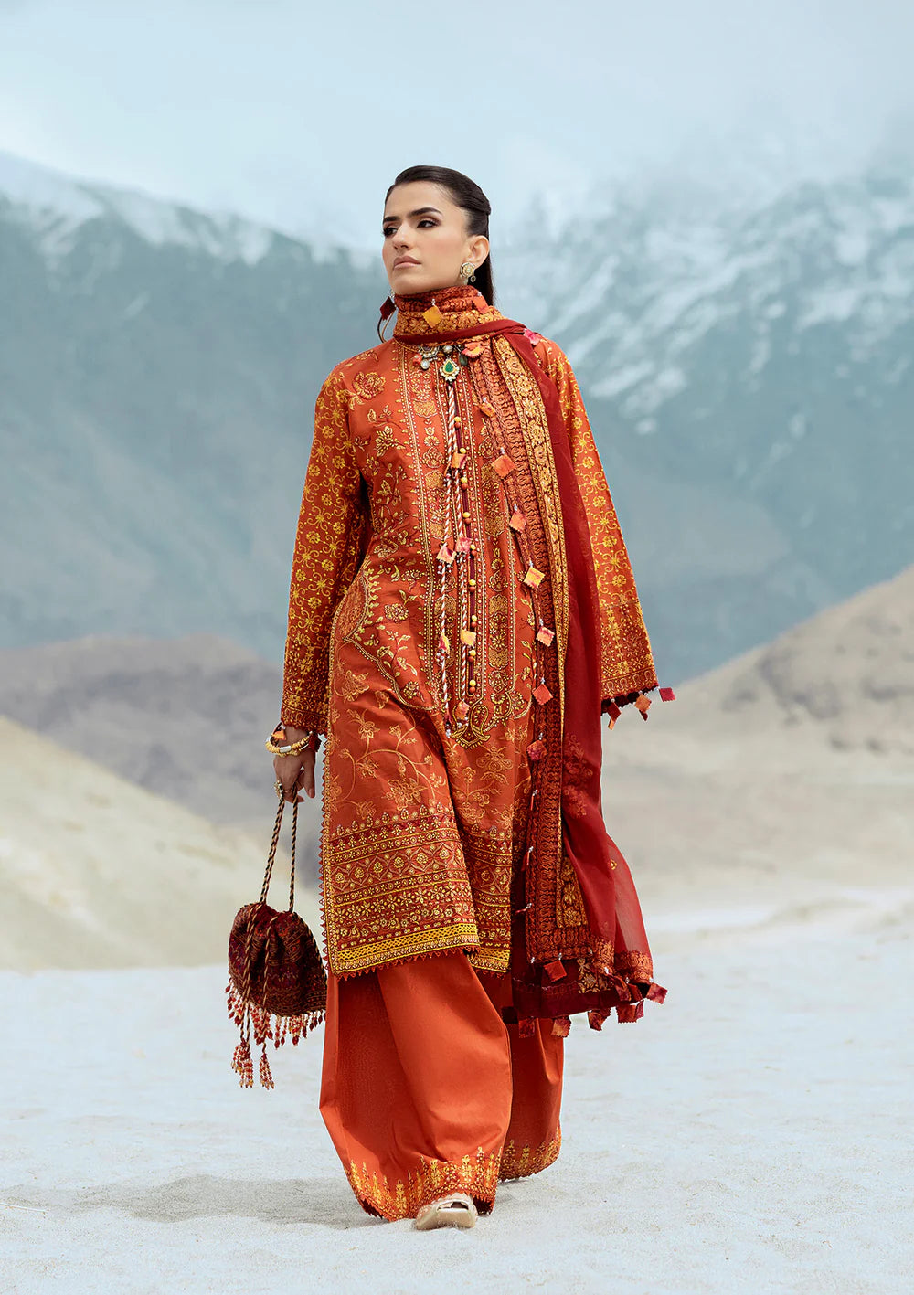 Look 07- Orange Lawn Ensemble '25 Vol.1 By- Aik
