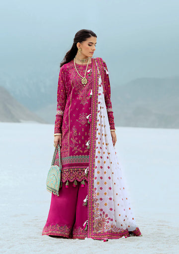 Look 09- Pink Lawn Ensemble '25 Vol.1 By- Aik