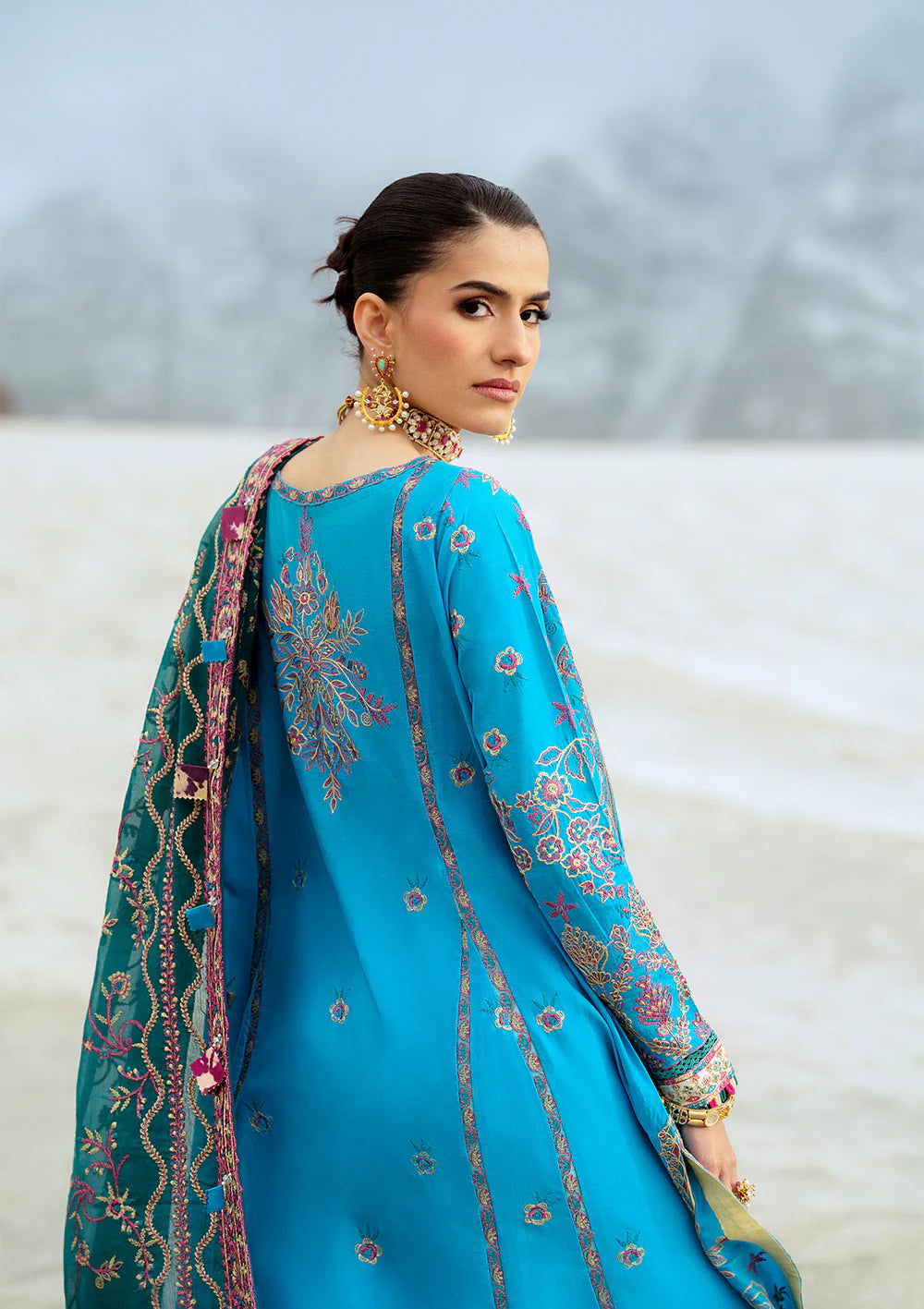 Look 05- Sky Blue Lawn Ensemble '25 Vol.1 By- Aik