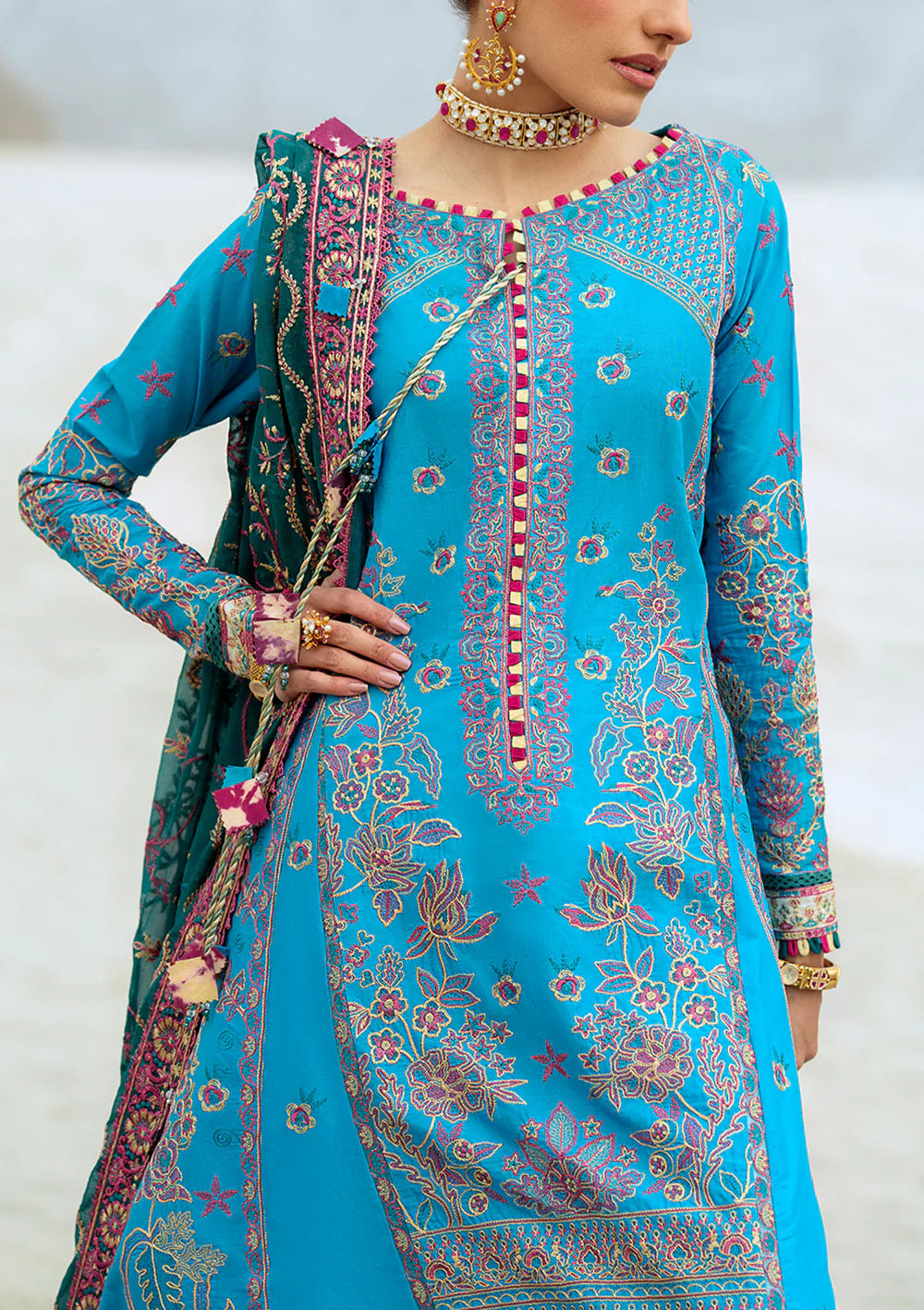 Look 05- Sky Blue Lawn Ensemble '25 Vol.1 By- Aik