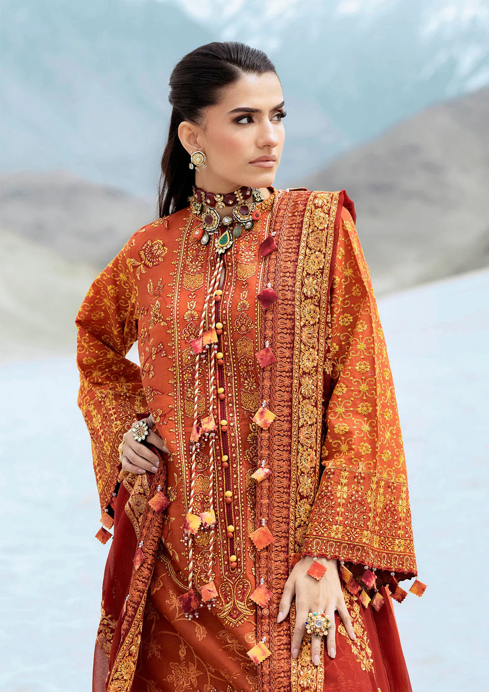 Look 07- Orange Lawn Ensemble '25 Vol.1 By- Aik