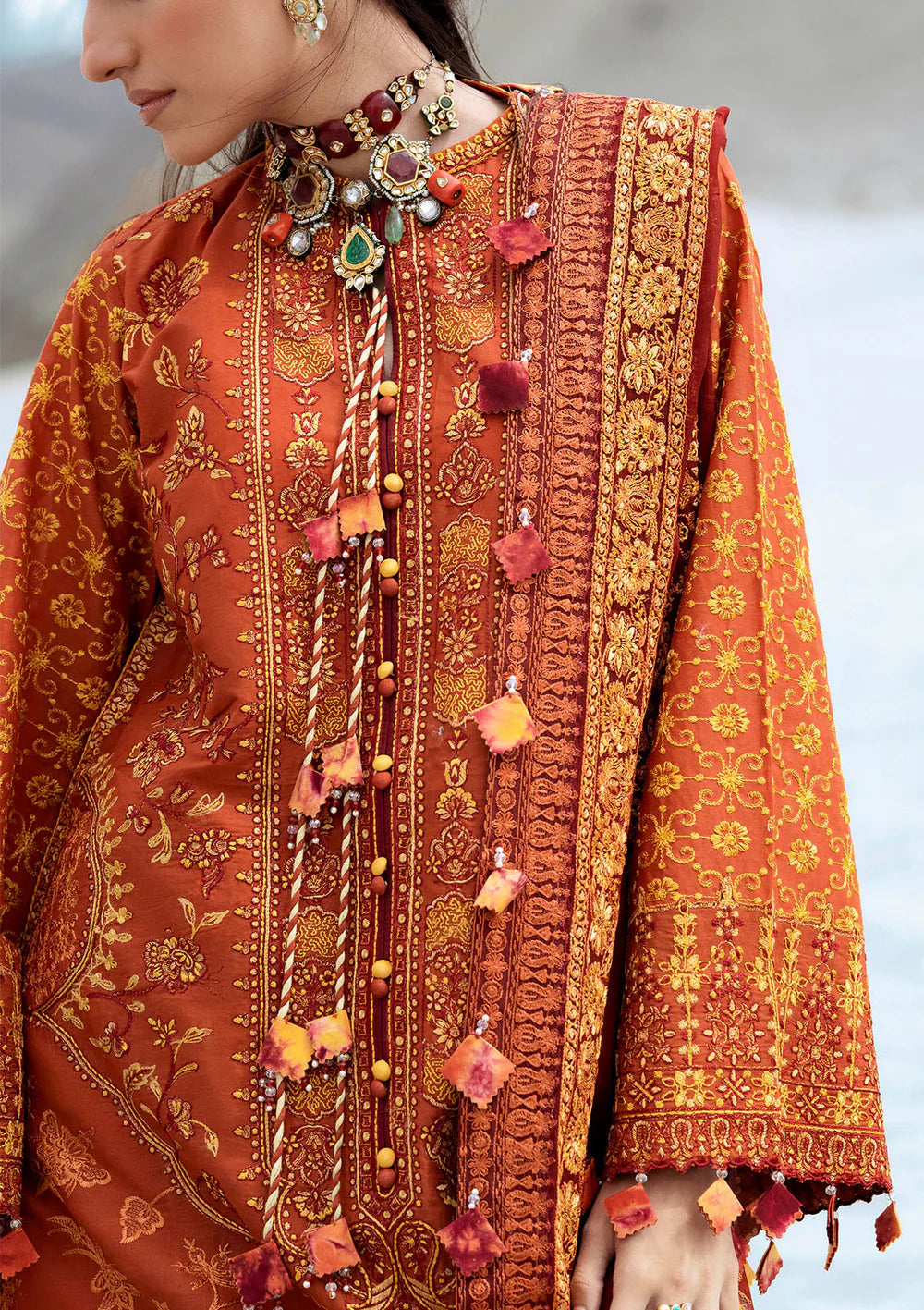 Look 07- Orange Lawn Ensemble '25 Vol.1 By- Aik