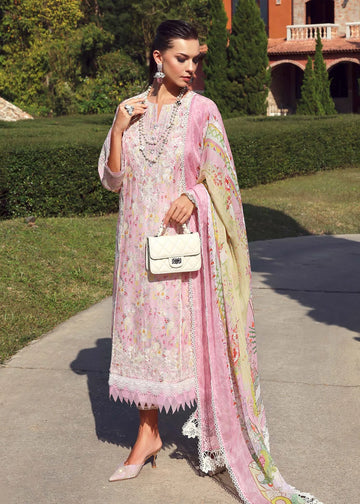Lyle- Pink Zaina Lawn Collection 2025 By- Kanwal Malik