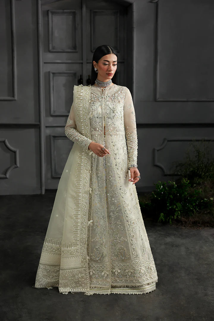 MF-06 Ivara – Buy Qalamkar Pakistani Formal Gown for Wedding Ceremonies
